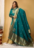 Rama Art Silk Woven Trendy Salwar Kameez - 3