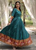 Rama Cotton  Woven Designer Gown for Ceremonial - 3