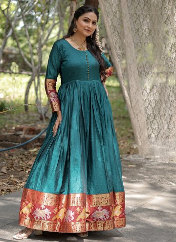Rama Cotton  Woven Designer Gown for Ceremonial
