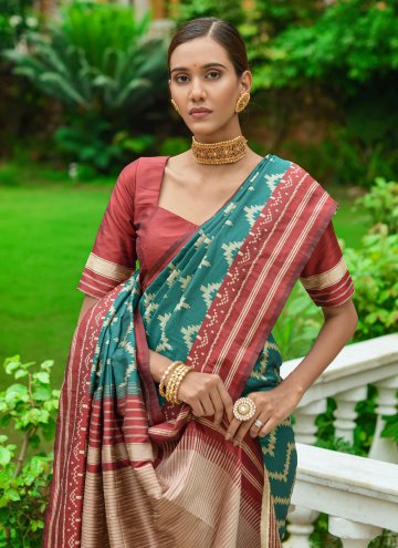 Rama Handloom Silk Woven Classic Designer Saree