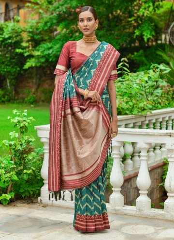 Rama Handloom Silk Woven Classic Designer Saree