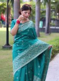 Rama Handloom Silk Woven Silk Saree for Casual - 1