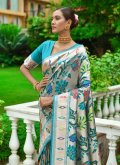Rama Silk Woven Contemporary Saree - 1