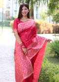 Rani Handloom Silk Woven Casual Saree - 2