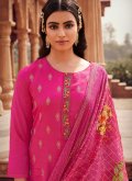 Rani Jacquard Embroidered Salwar Suit - 2