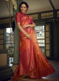 Red Kanjivaram Silk Woven Classic Designer Saree - 2