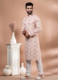 Remarkable Multi Colour Cotton  Digital Print Kurta Pyjama for Engagement - 1