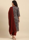 Remarkable Multi Colour Cotton  Floral Print Salwar Suit for Ceremonial - 3