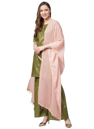 Sea Green Blended Cotton Plain Work Readymade Anarkali Salwar Suit for Engagement