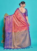 Woven Kanjivaram Silk Rani Contemporary Saree - 2