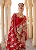 Woven Patola Silk Beige Classic Designer Saree - 1