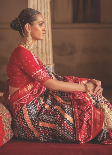 Woven Patola Silk Multi Colour Designer Saree