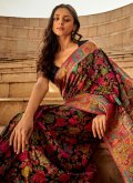 Woven Silk Multi Colour Designer Saree - 1