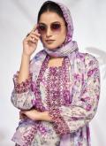Amazing Digital Print Cotton  Pink Trendy Salwar Kameez - 1