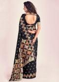 Banarasi Classic Designer Saree in Black Enhanced with Woven - 1