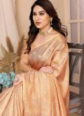Beige Trendy Saree in Kanjivaram Silk with Woven - 3
