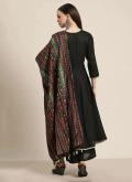 Black Cotton  Gota Work Salwar Suit - 1