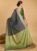Blue Patola Silk Jacquard Work Classic Designer Saree - 2
