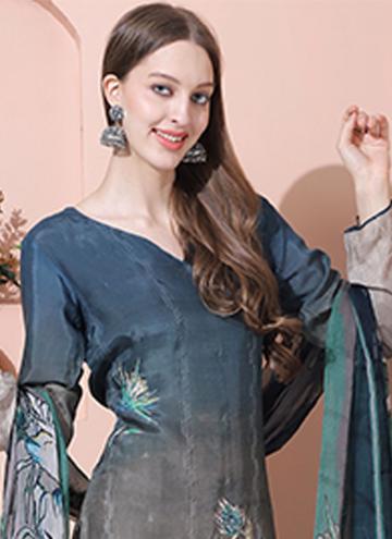 Glorious Digital Print Muslin Multi Colour Salwar Suit