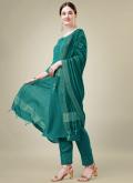 Glorious Embroidered Blended Cotton Rama Trendy Salwar Suit - 2