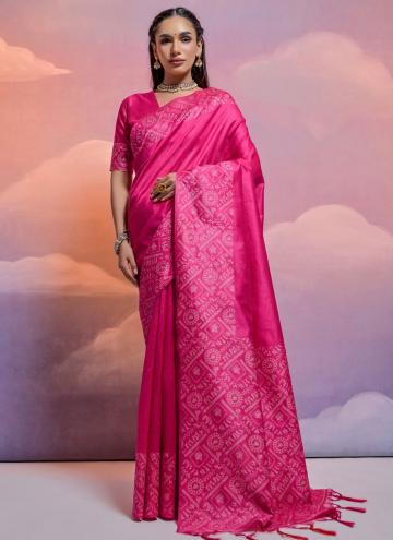 Gratifying Rani Handloom Silk Woven Designer Saree