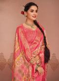 Multi Colour color Printed Silk Trendy Saree - 1