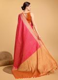 Pink Patola Silk Jacquard Work Contemporary Saree - 2