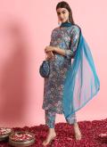 Printed Rayon Multi Colour Salwar Suit - 1