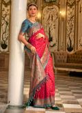 Rani Banarasi Woven Contemporary Saree for Ceremonial - 2
