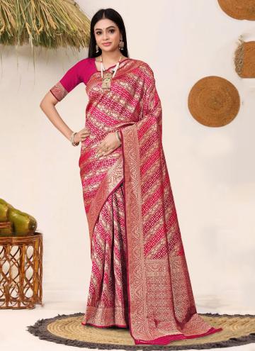 Rani Classic Designer Saree in Silk with Woven