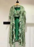 Remarkable Green Georgette Embroidered Trendy Salwar Kameez for Ceremonial - 5