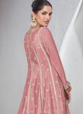 Rose Pink Chinon Embroidered Trendy Salwar Kameez - 1