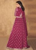 Silk Readymade Lehenga Choli in Pink Enhanced with Embroidered - 2