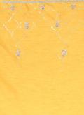 Yellow Organza Embroidered Classic Designer Saree for Ceremonial - 3
